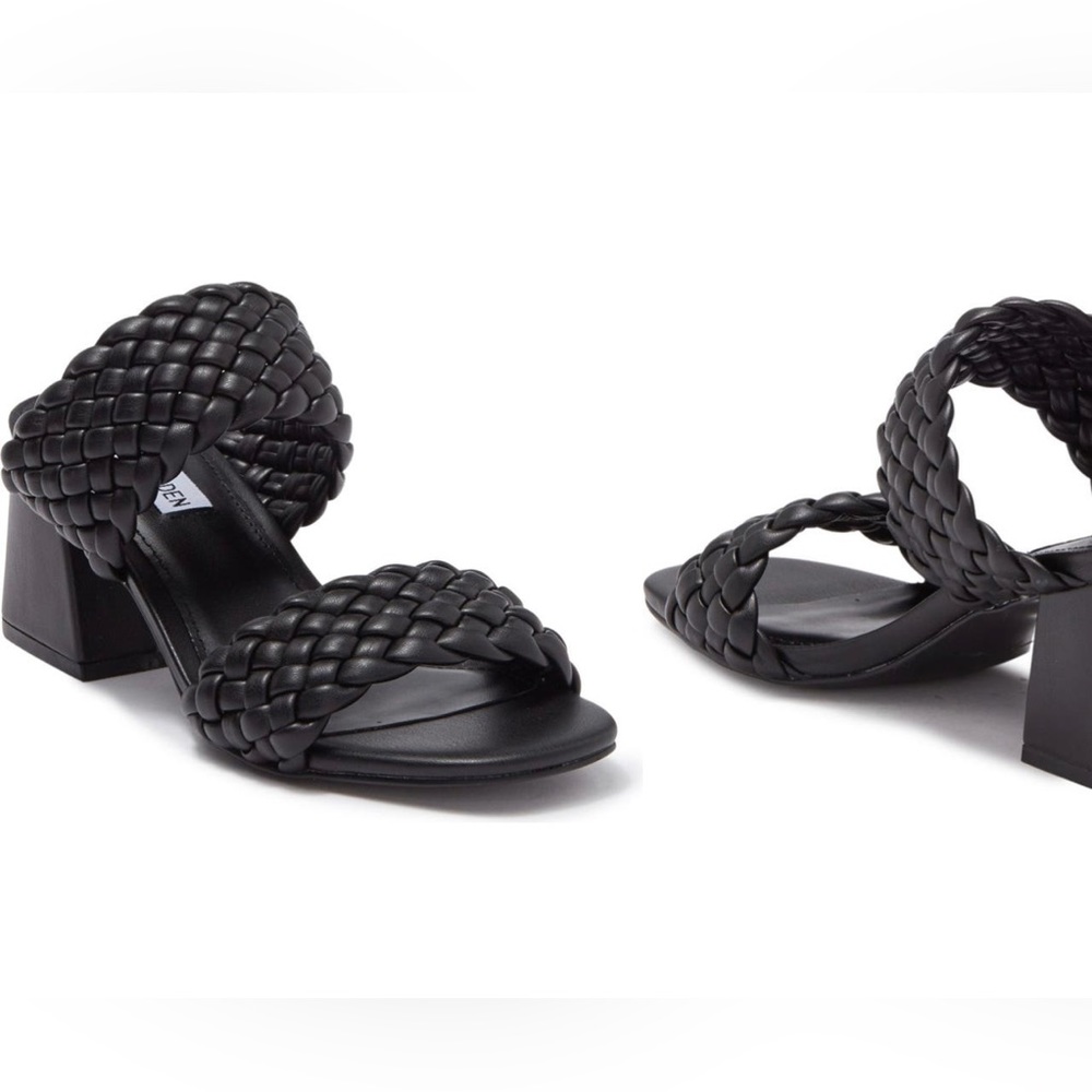 Steve Madden Daphne Braided Block Heel Sandal